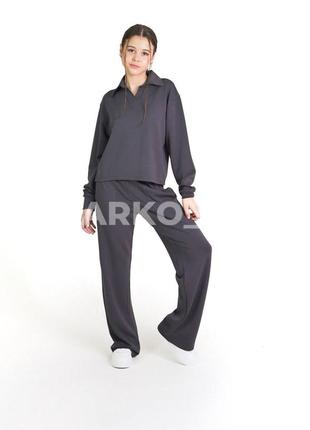 Костюм для девочки на весну модал поло 146 размер