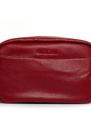 Сумка жіноча клатч шкіра alex rai bm 3801-4 bordo