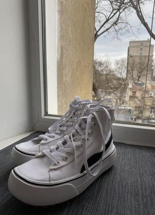 Кеди білі puma shoes снікерcи kaia mid cv 3844096 фото