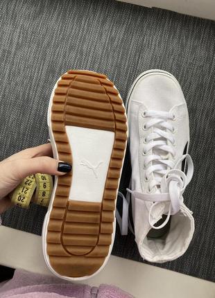 Кеди білі puma shoes снікерcи kaia mid cv 3844098 фото
