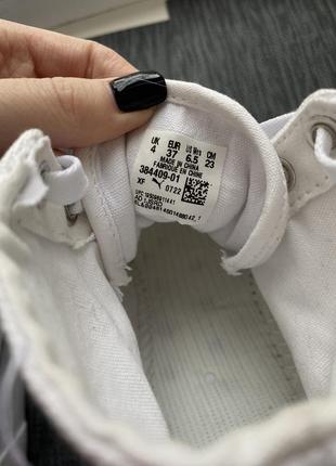 Кеди білі puma shoes снікерcи kaia mid cv 3844092 фото