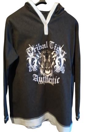 Трикотажне котонове худі tribal tiger