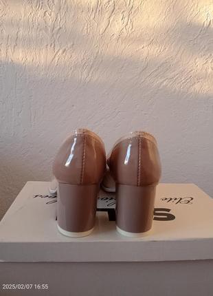 Кожаные стильные туфельки 4