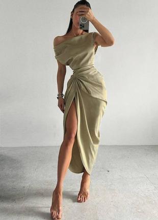 Распродажа платье prettylittlething миди драпировка