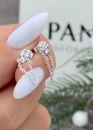 Серьги серебряные