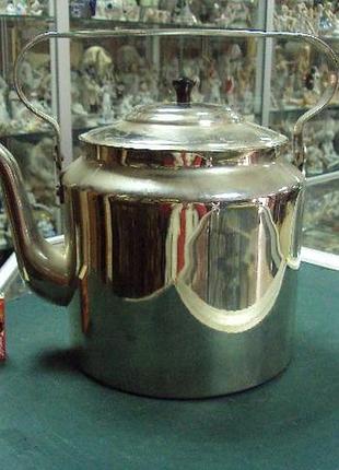 Чайник никелированный