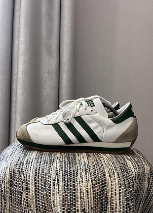 Редкие винтажные кожаные кроссовки adidas country 1999 года