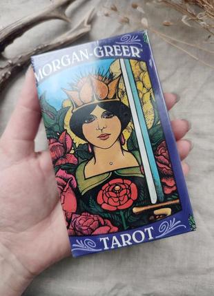 Таро морган грир гадальные карты morgan-greer tarot колода гадальных карт размер 12х7