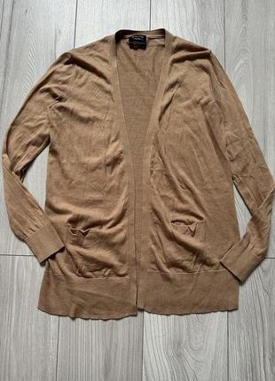 Кардиган massimo dutti моко шовк котон кофта