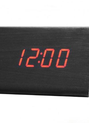 Годинник настільний vst-864 з червоним підсвічуванням, світлодіодний настільний дорожній електронний годинник