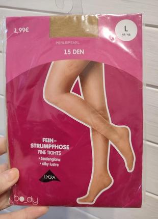 Тонкие колготки 15 ден l-xl