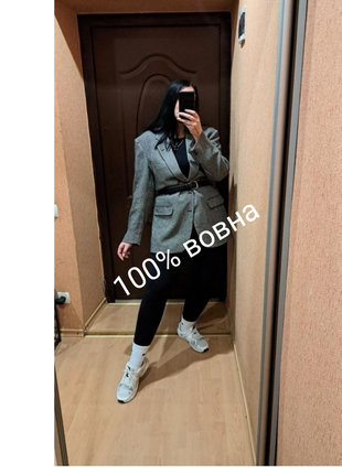 Шикарный шерстяной блейзер