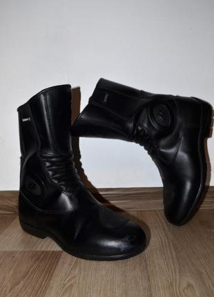 Мотоботы probiker motorcycle motorbike racing boots leather eu 40