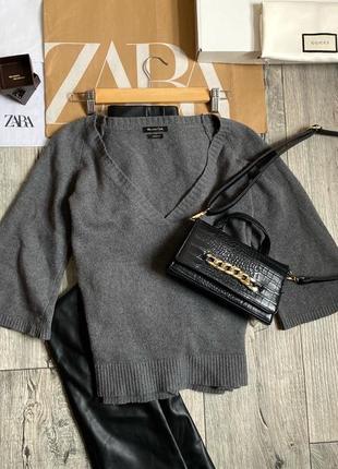 Кофта из кашемира/шерсти/антары от massimo dutti