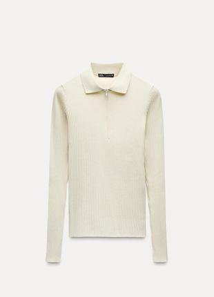 Лонгслив поло zara 7