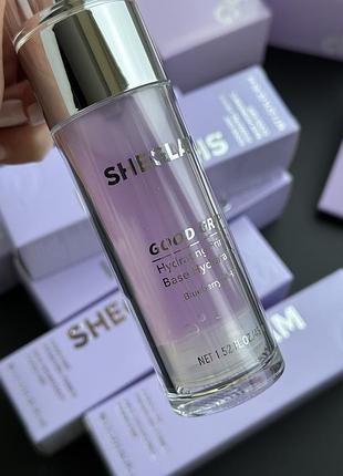 Увлажняющий праймер для лица sheglam good grip hydrating primer-blueberry + aha.