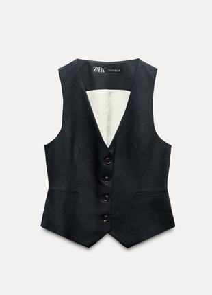 Жилетка зара з льоном