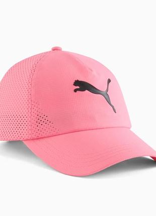 Жіноча літня рожева (коралова) бейсболка (кепка) puma