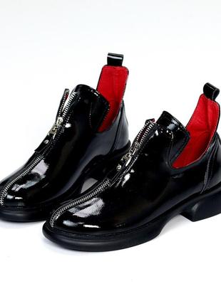 Туфлі натур шкіра