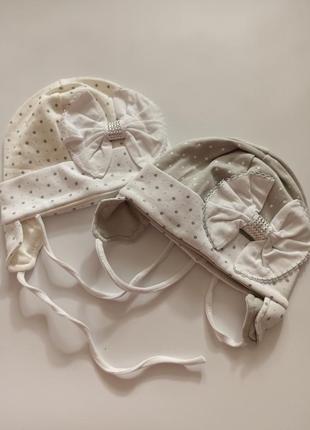 Шапка на зав'язках нова