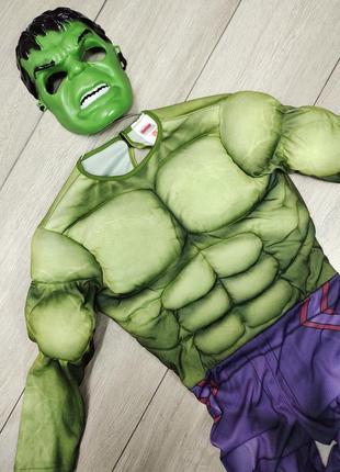 Карнавальный костюм для мальчика халк halk супергерой марвел