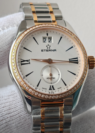 Жіночий годинник eterna kontiki big date 1270.55 swiss made diamond