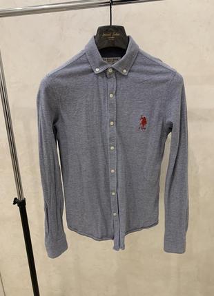 Рубашка Polo De Màniga Curta Ealis 1 голубая