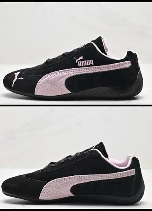 Кросівки жіночі hybrid puma нові чорні кеди червоні чорні