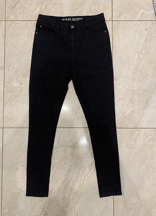Черные джинсы скинни m&s collection skinny
