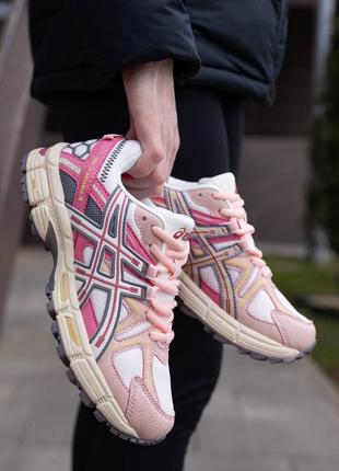 Р.36-41 кросівки asics gel kahana 8 white pink as010