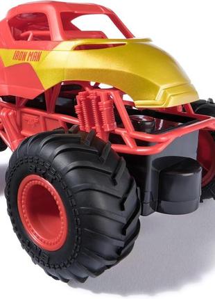 Monster jam внедорожник джип мостер трак 1:24 scale marvel iron man rc monster truck 6070373 4