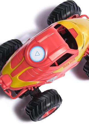 Monster jam внедорожник джип мостер трак 1:24 scale marvel iron man rc monster truck 6070373 8