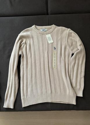Вязаный свитер u.s. polo assn