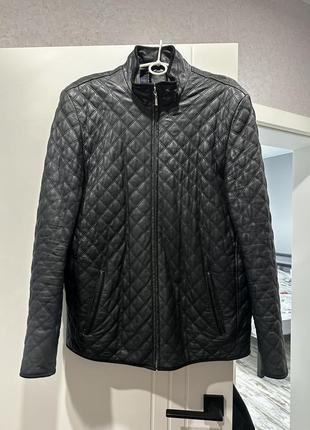 Демісезонна чоловіча куртка з натуральної шкіри xl-xxl
