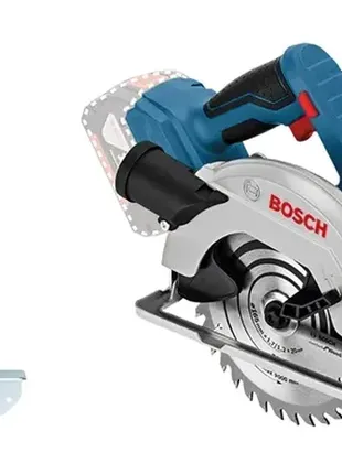 Аккумуляторная дисковая пила bosch gks 18v-57 1 акб : 18в, 3400 об/мин., диск 165 x 20 мм