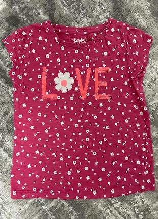 Футболка на дівчинку 6-7 років 122 см