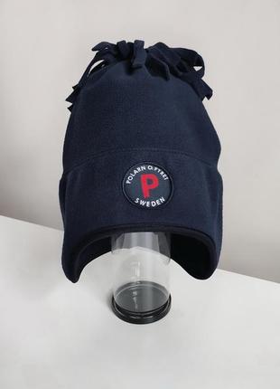Зимняя термо шапка windstopper с ушками унисекс — polarn o.pyret