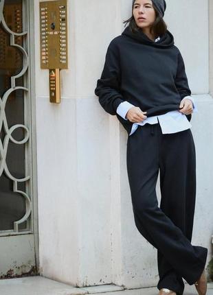 Оверсайз теплий костюм zara new collection   розмір s