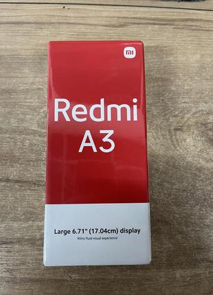 Смартфон телефон xiaomi redmi а3 4/128 gb ксьоме рэдми упакован