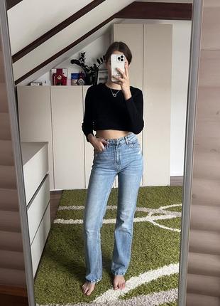 Джинсы синие bershka