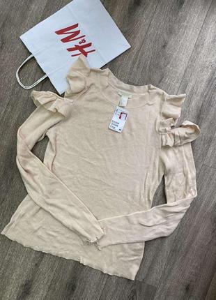 Светр h&amp;mпог 46,пот 42,длина 67,