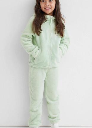 Плюшевый костюм h&m теплый костюм