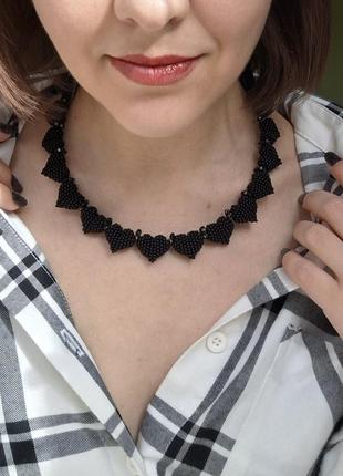 Кольє, намисто з серцями