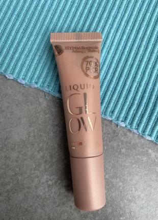 Жидкий хайлайтер bell hypoallergenic liquid glow, vegan