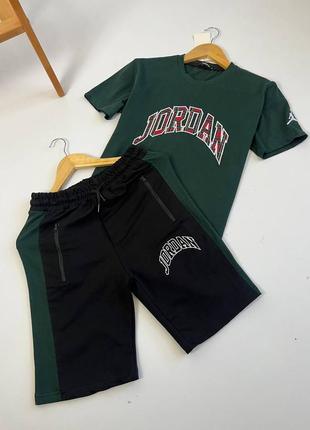 Комплект шорты и футболка jordan