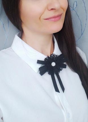 Замшева брошка бант ′bztasha′