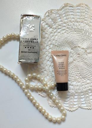 Оригинальный устойчивый тональный крем lancome teint ultra wear spf15, 5 мл