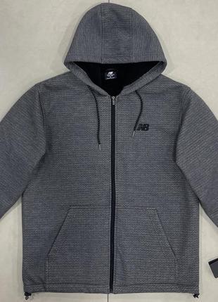 Реглан флисовый на шорпе new balance (usa) grey р.m,l,xl (2 цвета!новой!оригинал!sale)