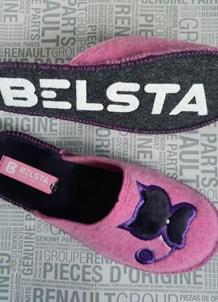 Женские войлочные бесшумные паркетные тапочки, белста