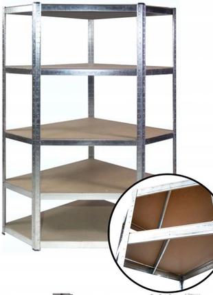 Металевий кутовий стелаж